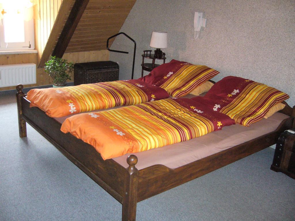 Ferienwohnungen Im Fachwerkhaus 크베들린부르크 객실 사진