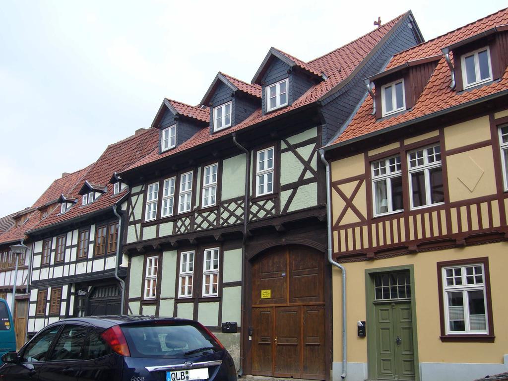 Ferienwohnungen Im Fachwerkhaus 크베들린부르크 외부 사진